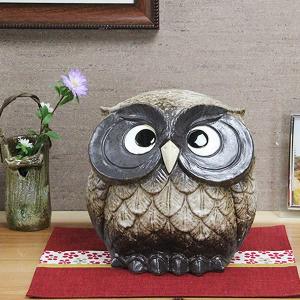 信楽焼 ふくろう 陶器 フクロウ 置物 かわいい おしゃれ ギフト 玄関