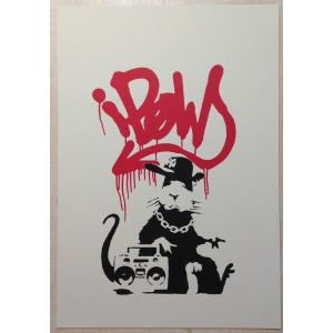 WCP Banksy バンクシー PANDA WITH GUNS リプロダクション シルク