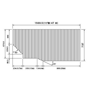 Panasonic（パナソニック） 風呂フタ(断熱材入り組みフタ/2枚組