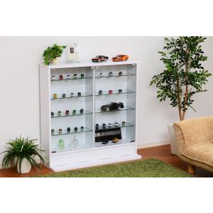 キャビネット ガラス扉 ディスプレイラック 扉付き コレクションラック