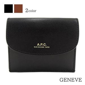 A.P.C.（アーペーセー） 二つ折り財布 レディース ブラック PXAWV