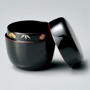 茶道具 中棗 椿蒔絵、輪島塗 伝統工芸士 米本 匠伯（ よねもと しょう