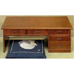 受注生産 民芸家具 和 和風 文机 卓上デスク 90cm幅 筑後民芸 88cm文机