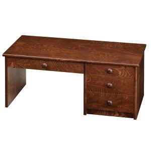 文机 座机 書斎机 MK4317 清風 ケヤキ塗 からくり 幅100cm 静岡県産