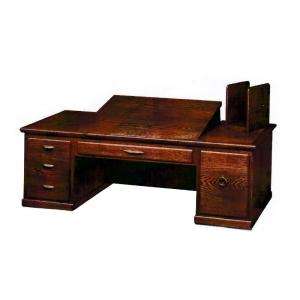 アンティーク・座り机・文机・昭和レトロ・4杯引き出し・W136cm