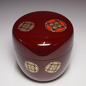 茶道具 なつめ お薄器 大棗 浮見堂蒔絵 中村恭蔵作 茶道 : 茶道具