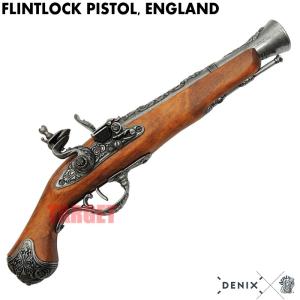 ☆DENIX ナポレオンピストル エンペラーバッジ付 フランス 1063