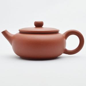 中国茶器・茶壺 扁西施（芦興龍・赤茶）180ml （宜興紫砂壺・急須