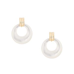 ジュエリーツツミ K10ホワイトゴールドエメラルドピアス : ジュエリー