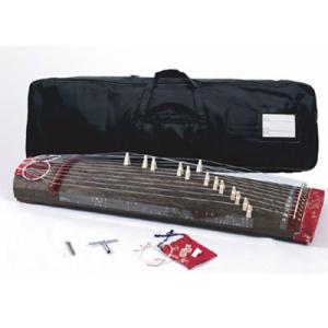 上級 文明琴(短箏/ミニ琴) 豪華 13点セット ケース付き 約92cm 分数琴