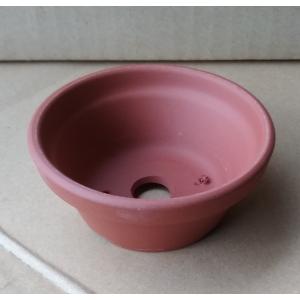 朱温鉢 朱浅鉢 駄温鉢（浅）2号 外径63高さ27ミリ植木鉢植木鉢 陶器