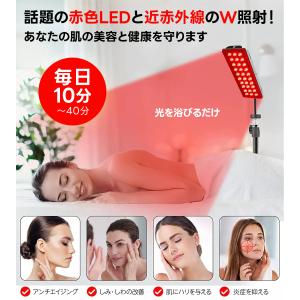 赤色LED 近赤外線LED レッドライトセラピーパネル 気軽に自宅でライト