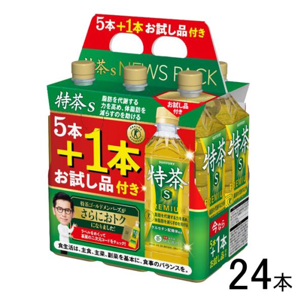 特茶 サントリー 伊右衛門 NEWSパック PET 500ml×24本 〔20本＋お試し