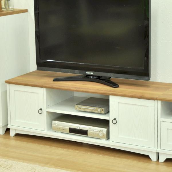 テレビ台 ローボード フレンチカントリー 白家具 Charlotte 幅117cm