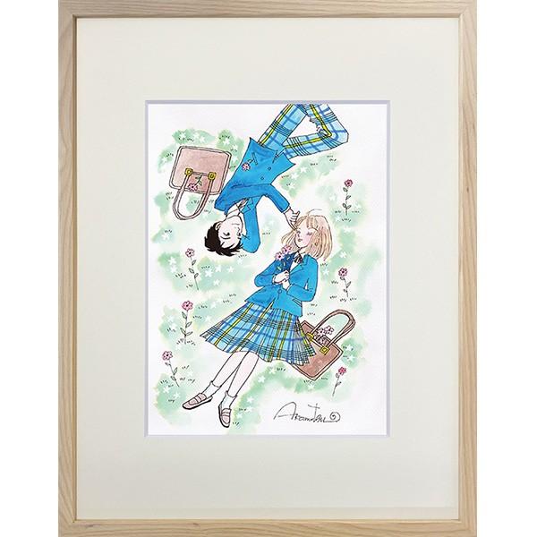 フライ 個展「あなた」 蓮の花 直筆サイン入り 複製原画 A3 フライ