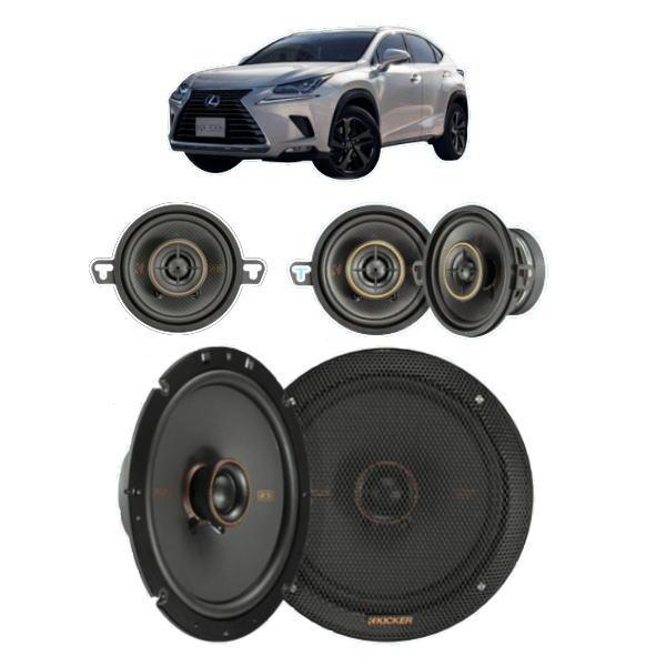 KICKER KICKER KU-LEXUS-3 フロントスピーカーセット レクサス NX AZ10