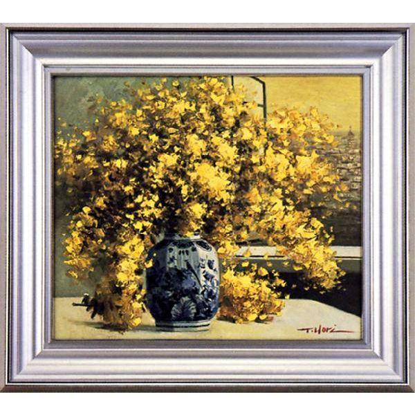 刺繍静物」画家真筆・額装・額付絵画・静物画・逸品 刺繍静物」画家