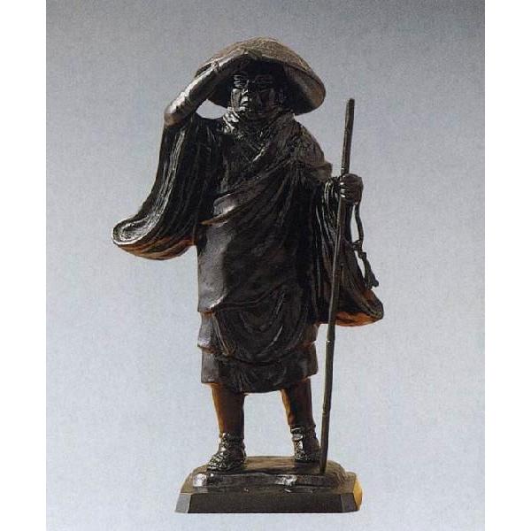 親鸞聖人 10号 69-51 般若純一郎 床の間 置物 仏具 仏像 銅像 : 古都