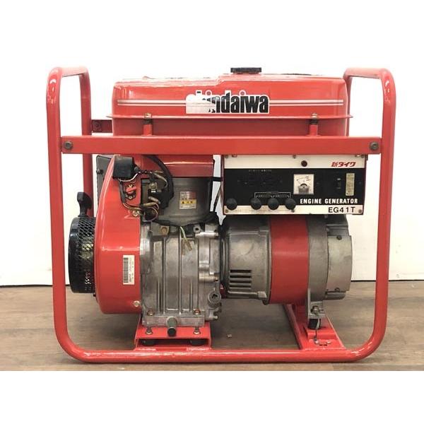 shindaiwa/新ダイワ 3相200V発電可能 4.1kVA ガソリンエンジン発電機