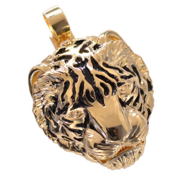 18金 ペンダントトップ メンズ K18 タイガー 虎 喜平用 ゴールド