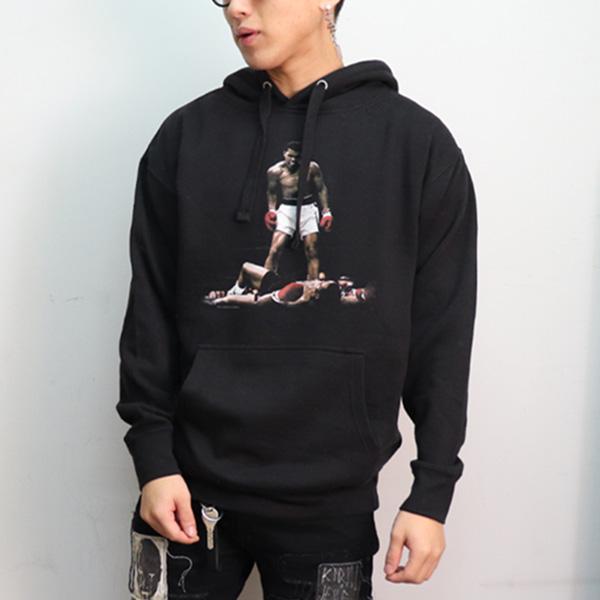 モハメド・アリ【MUHAMMAD ALI】HOODIE パーカー 長袖 フーディー プル