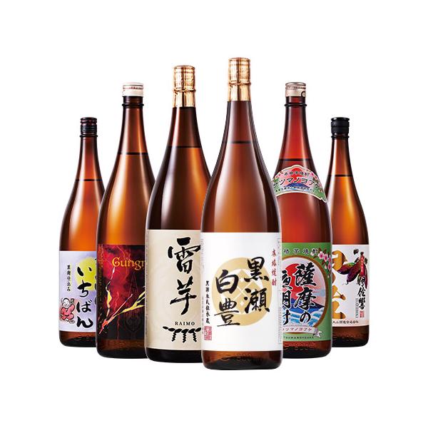 酒 焼酎 芋焼酎 お酒 特割 薩摩 六蔵 いも焼酎 飲み比べ セット 一升瓶