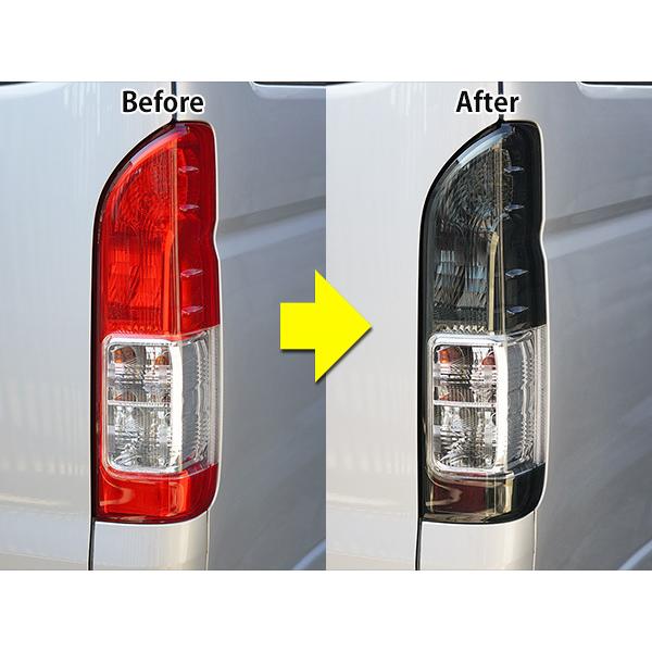 ハイエース 200系 現行 カスタム テール スモークレンズ仕様 1型 ~ 8型