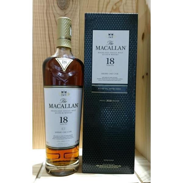 マッカラン 18年 700ml 正規品 箱あり : お酒の専門店バタフライ