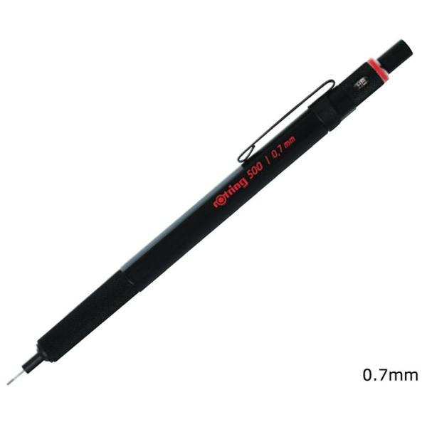 ロットリング 2186326 500 メカニカルペンシル 0.7mm ブラック