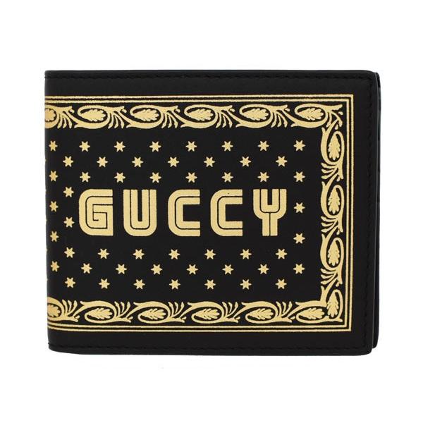 GUCCI（グッチ） グッチ財布 二つ折り財布 メンズ GUCCYプリント
