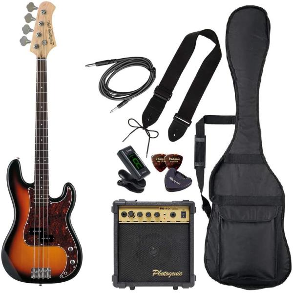 Photogenic フォトジェニック エレキベース 4弦 ブラック Photogenic