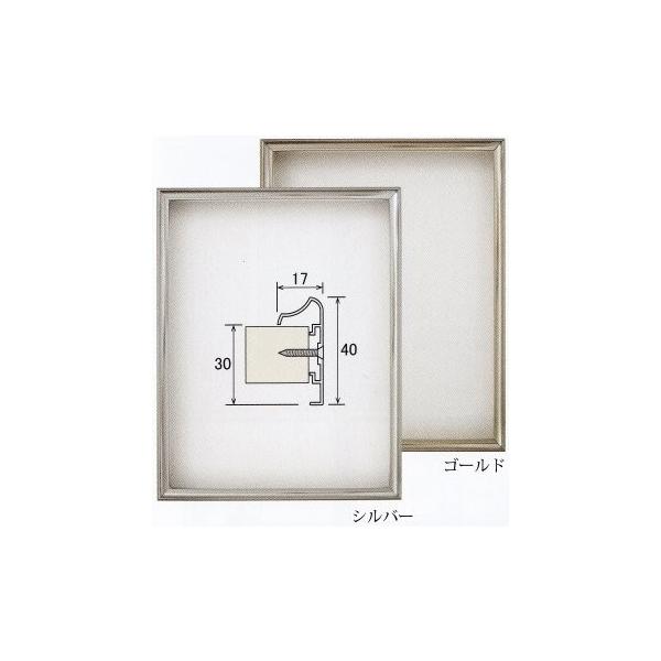 アルミ製仮縁 185 F50（吊り金具1組(2個)、紐付き） : 額縁の