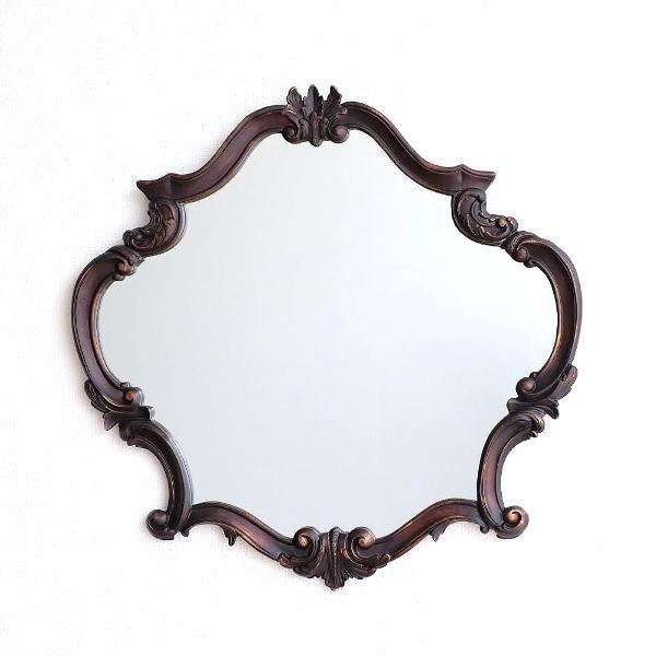 鏡 壁掛けミラー おしゃれ アンティーク クラシック ウォールミラー