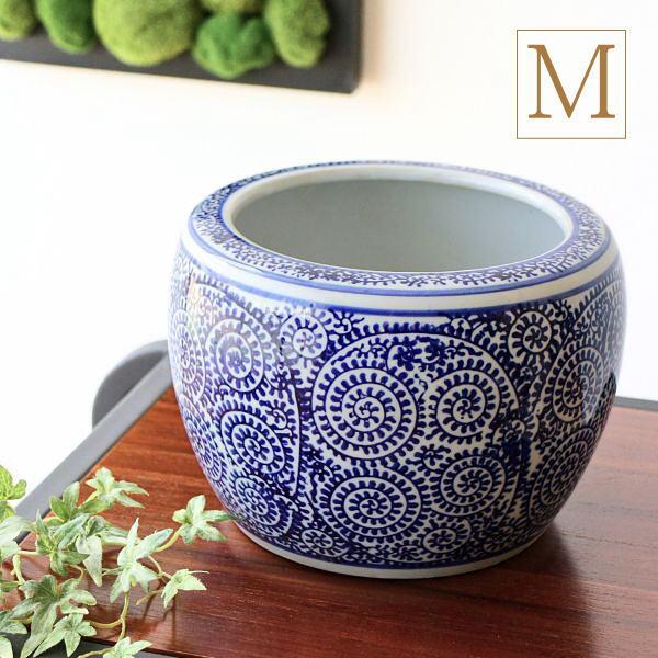 植木鉢 おしゃれ 陶器 火鉢 陶器鉢 メダカ鉢 金魚鉢 和風 観葉植物 鉢