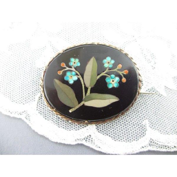 ☆フローレンスモザイク シックな色合い□イタリア製アンティーク