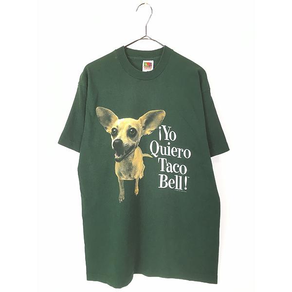 古着 90s TACOBELL 「Yo Quiero Taco Bell」 タコベル チワワ Tシャツ