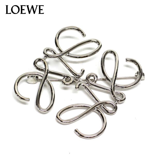 LOEWE（ロエベ） ANAGRAM BROOCH アナグラム ブローチ【PALLADIUM