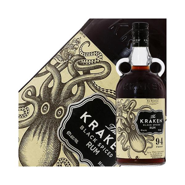 ラム クラーケン ブラックスパイス 47度 並行 750ml スピリッツ 包装
