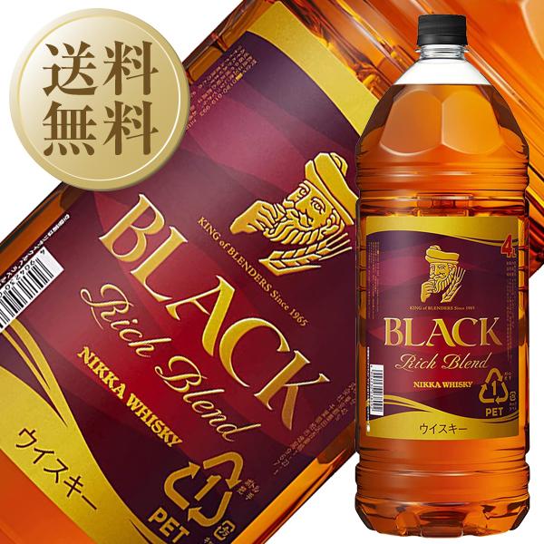 ブラックニッカ リッチブレンド ウイスキー 40度 4000ml（4L） ペット