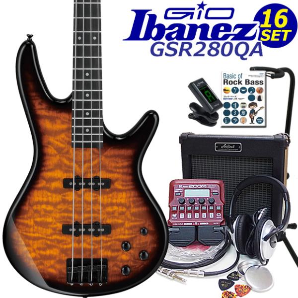Ibanez（アイバニーズ） Gio Ibanez GSR280QA-TYS 4弦エレキベース