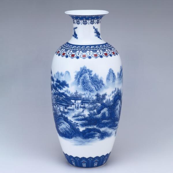 中国 大清光緒年製 粉彩山水文 高足盤 N R6782E 中国 大清光緒年製 粉