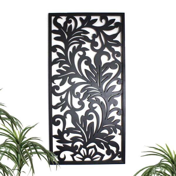 アートパネル 壁掛け 木製 50×100cm リゾート 壁飾り 木彫り 彫刻