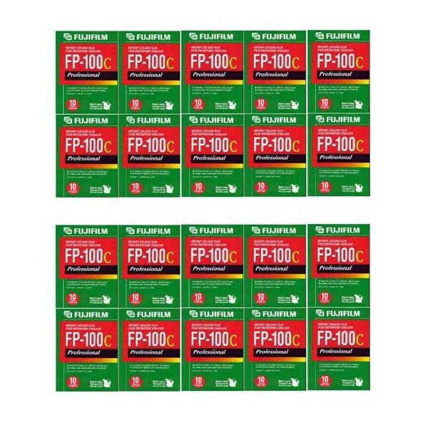 FUJIFILM FP-100C 20本パック (剥離式インスタントフィルム ISO-100