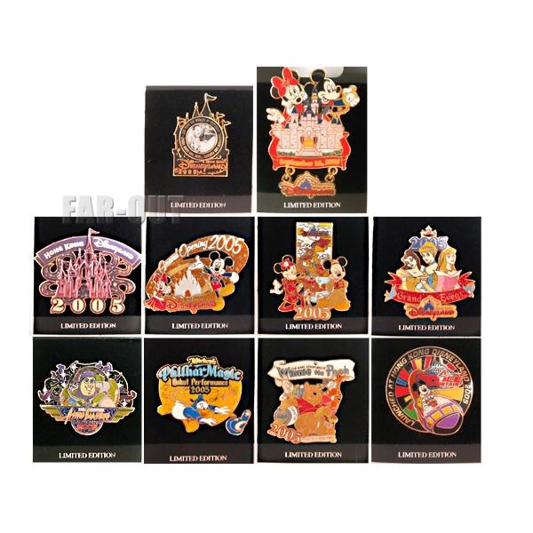 香港ディズニーランド ピンバッジ セット 香港ディズニーランド HKDL