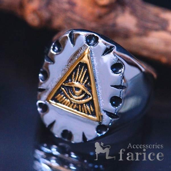 秘密結社 フリーメイソン プロビデンスの目 シンボルマーク ゴールド