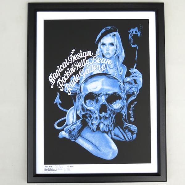 フレーム付 250枚限定 ロッキンジェリービーン PARIS NOIR シルク