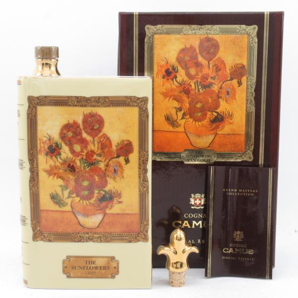 カミュ ブック スペシャルリザーブ ゴッホ ひまわり 陶器ボトル 未開栓