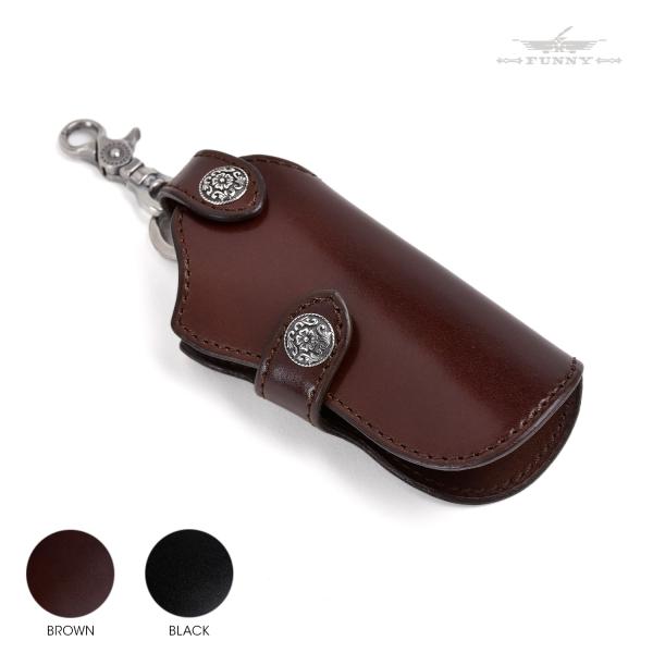 新品未使用】キーケース usuha-kullmu マットコードバン ブラック 2025