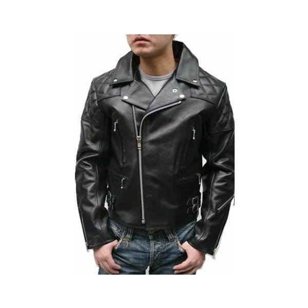ダブル ライダースジャケット メンズ レザージャケット ライダーズ