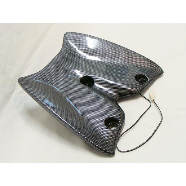 JOG ZRエボ SA16J リアスポイラーLEDセット カーボン柄 リモコンジョグ